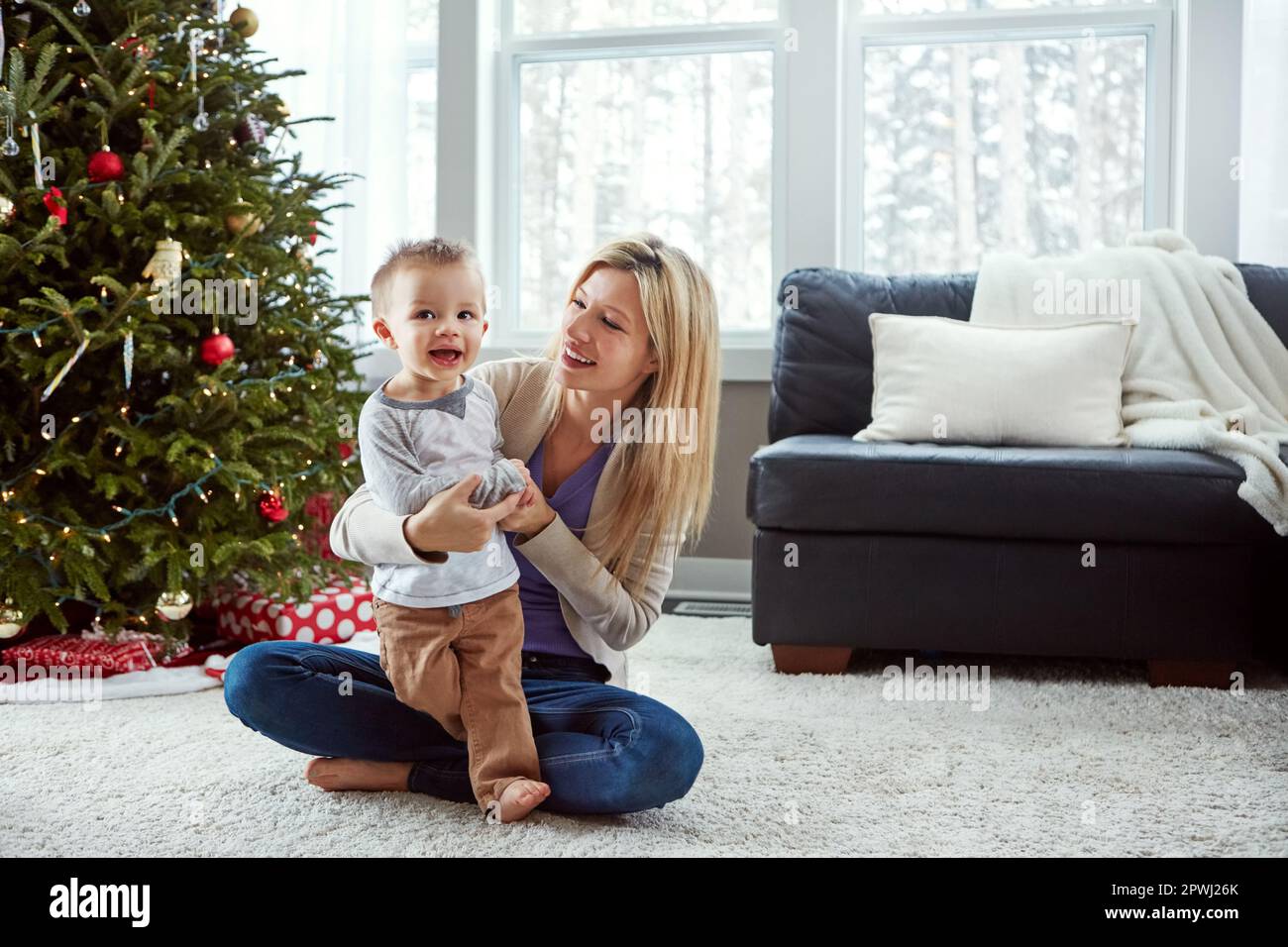 The best gift you can give your child is time. a young mother enjoying