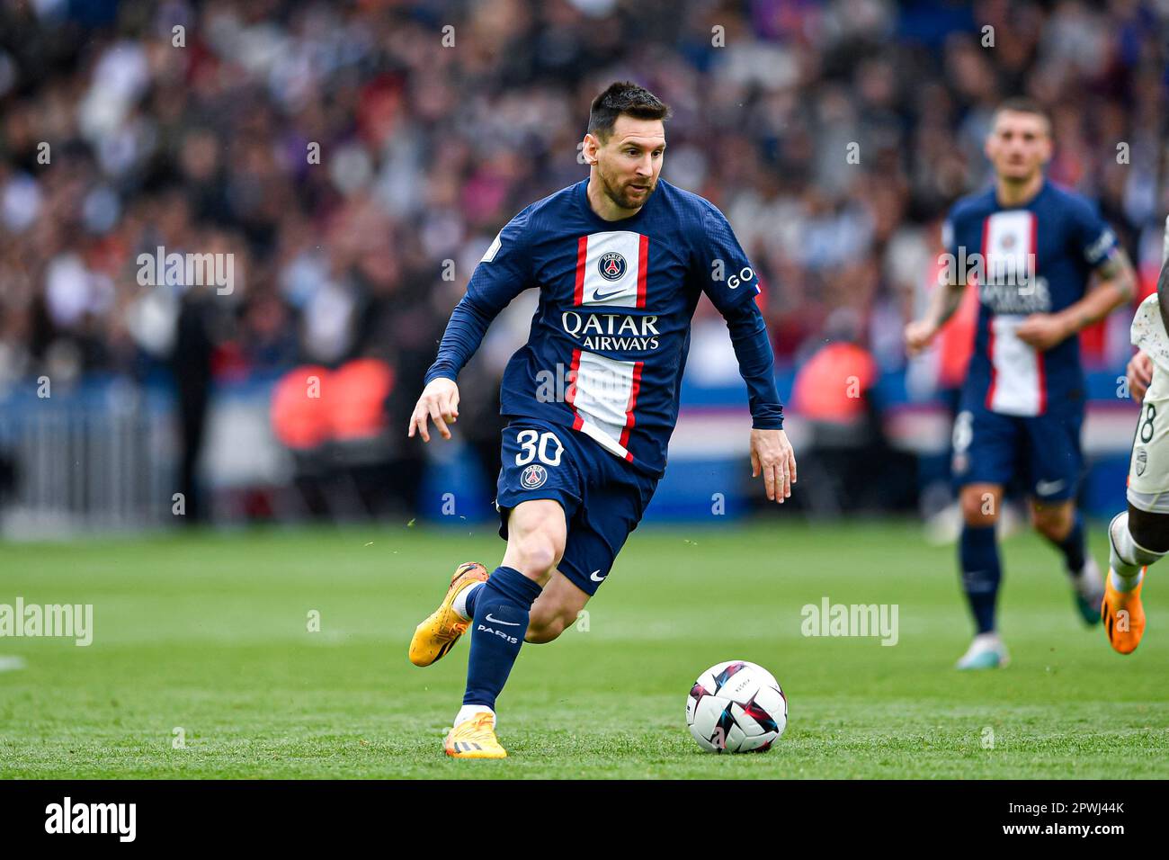 paris-france-30th-apr-2023-leo-lionel-messi-during-the-ligue-1-uber