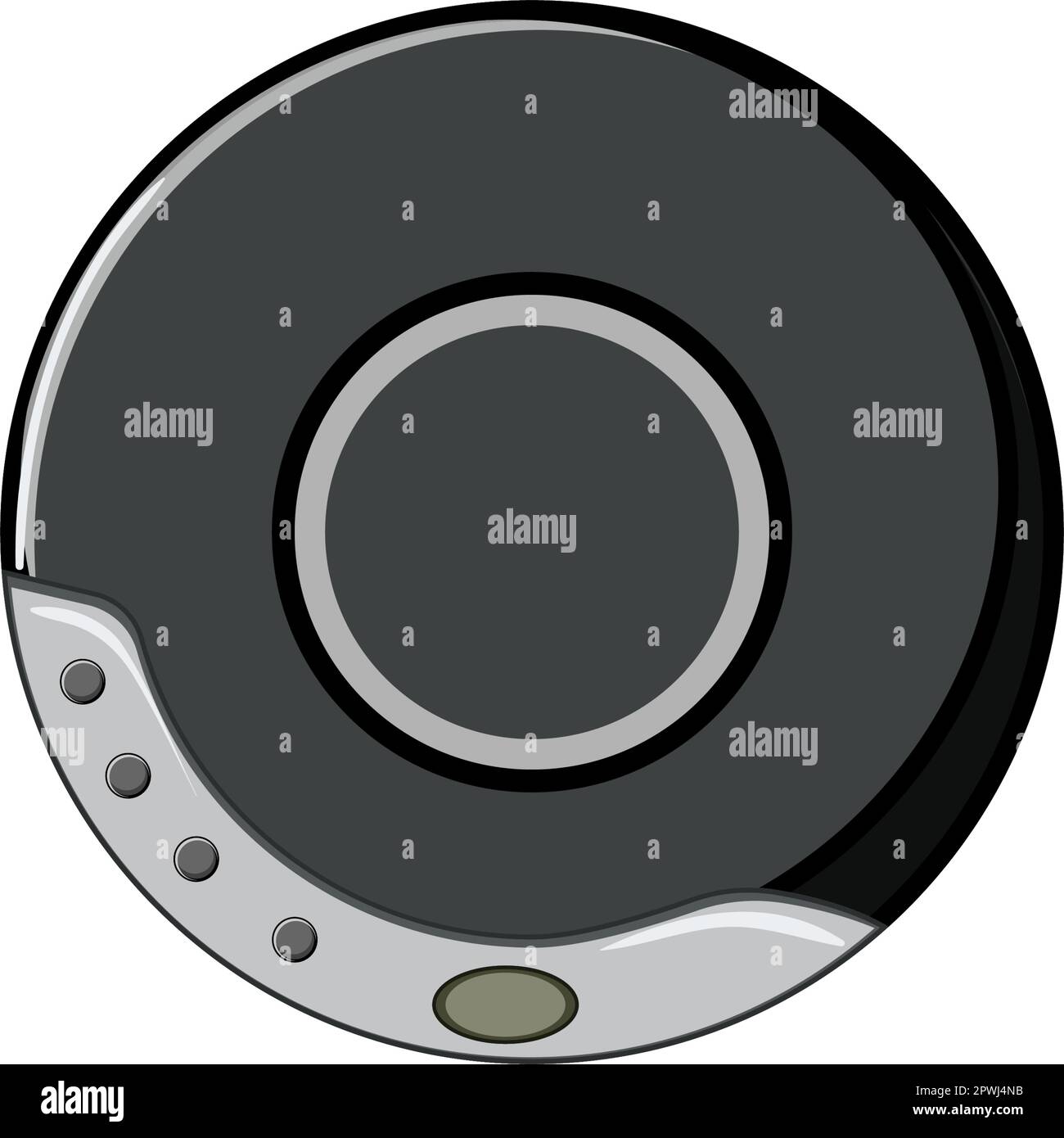 sound cd player cartoon. retro stereo, entertainment play sound cd player sign. isolated symbol