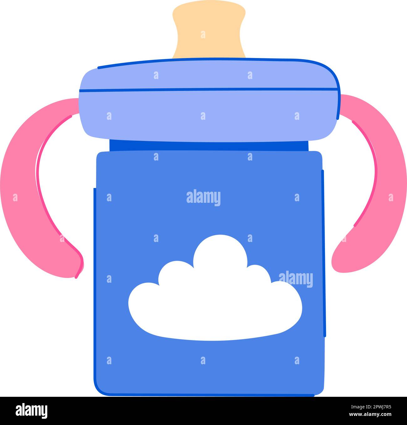 https://c8.alamy.com/comp/2PWJ7R5/water-sippy-cup-cartoon-child-feeding-straw-training-water-sippy-cup-sign-isolated-symbol-vector-illustration-2PWJ7R5.jpg