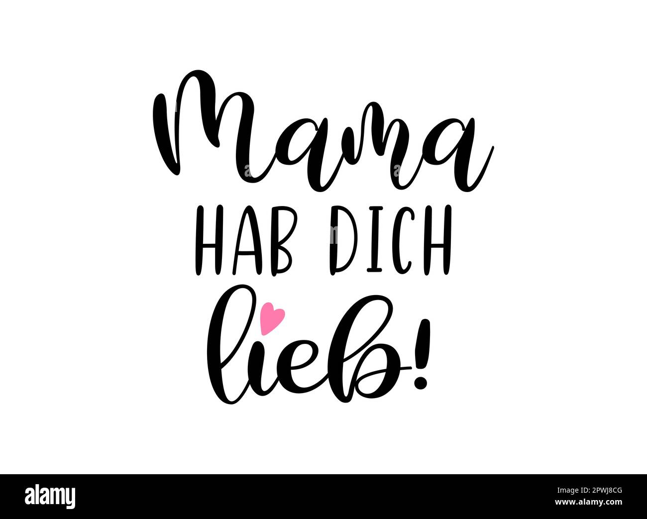 Ich hab dich lieb hires stock photography and images Alamy