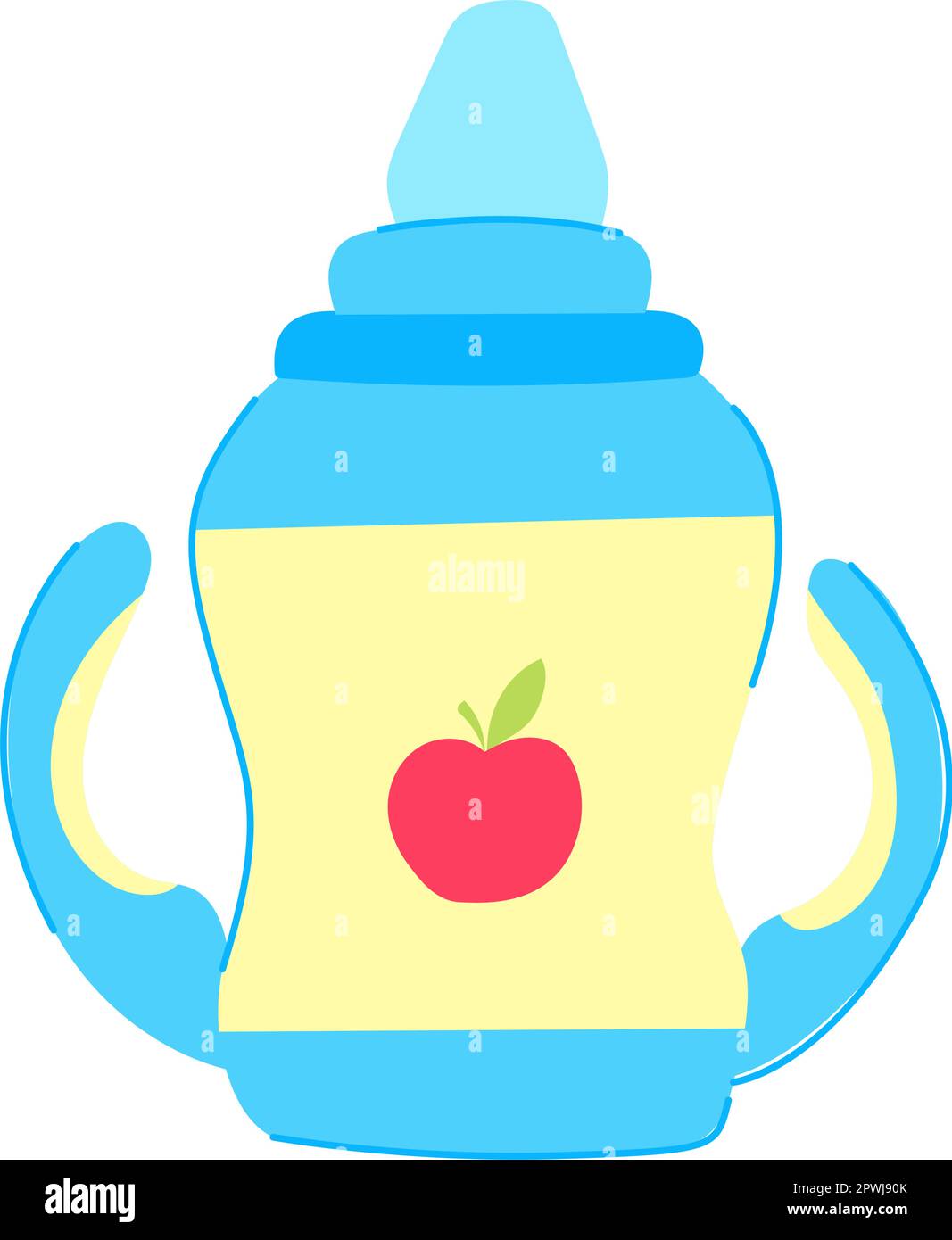 https://c8.alamy.com/comp/2PWJ90K/bottle-sippy-cup-cartoon-kid-water-child-feeding-bottle-sippy-cup-sign-isolated-symbol-vector-illustration-2PWJ90K.jpg