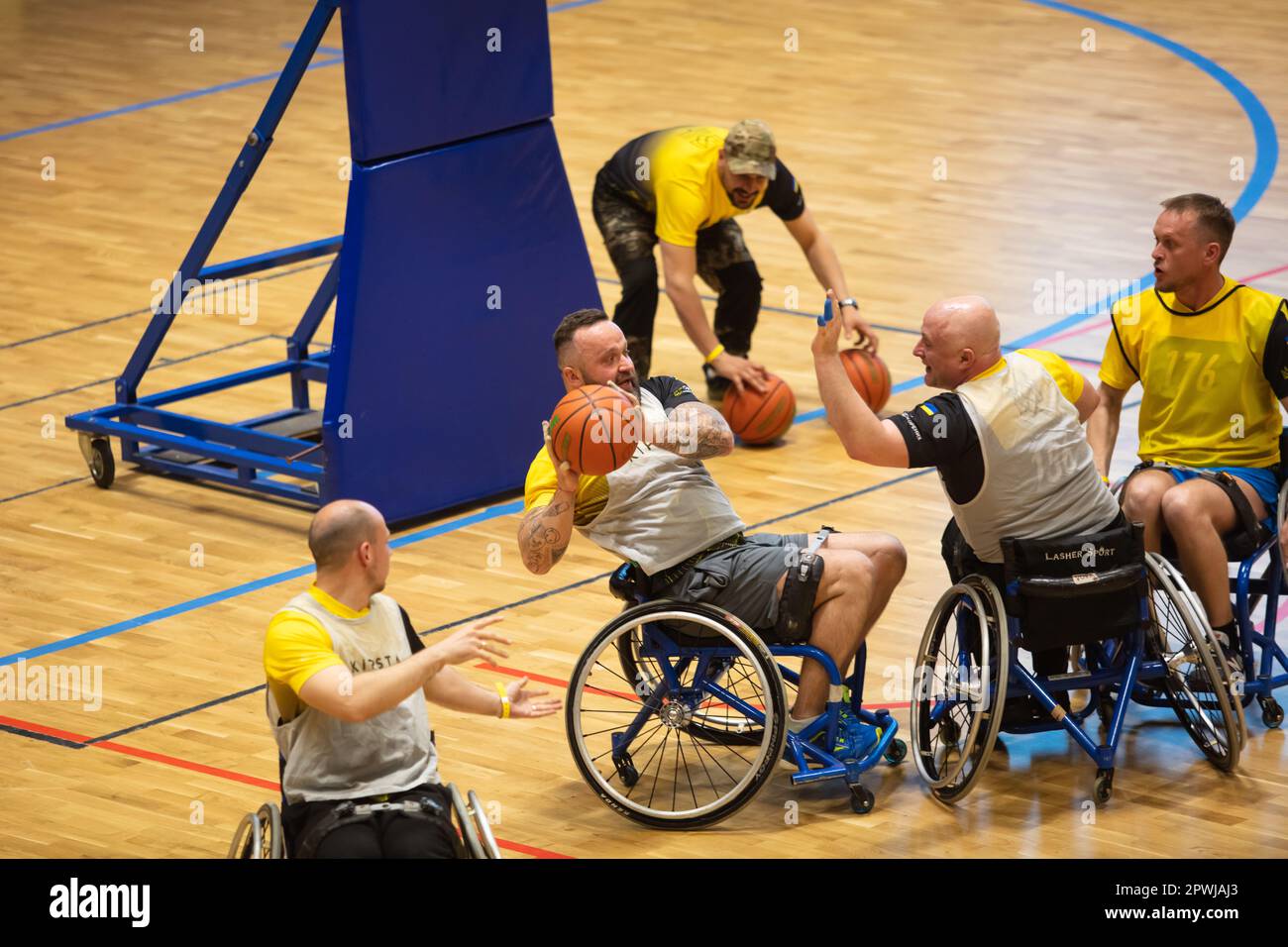 Lviv, Ukraine May 29, 2023 Invictus Games Ukraine 2023 in Lviv