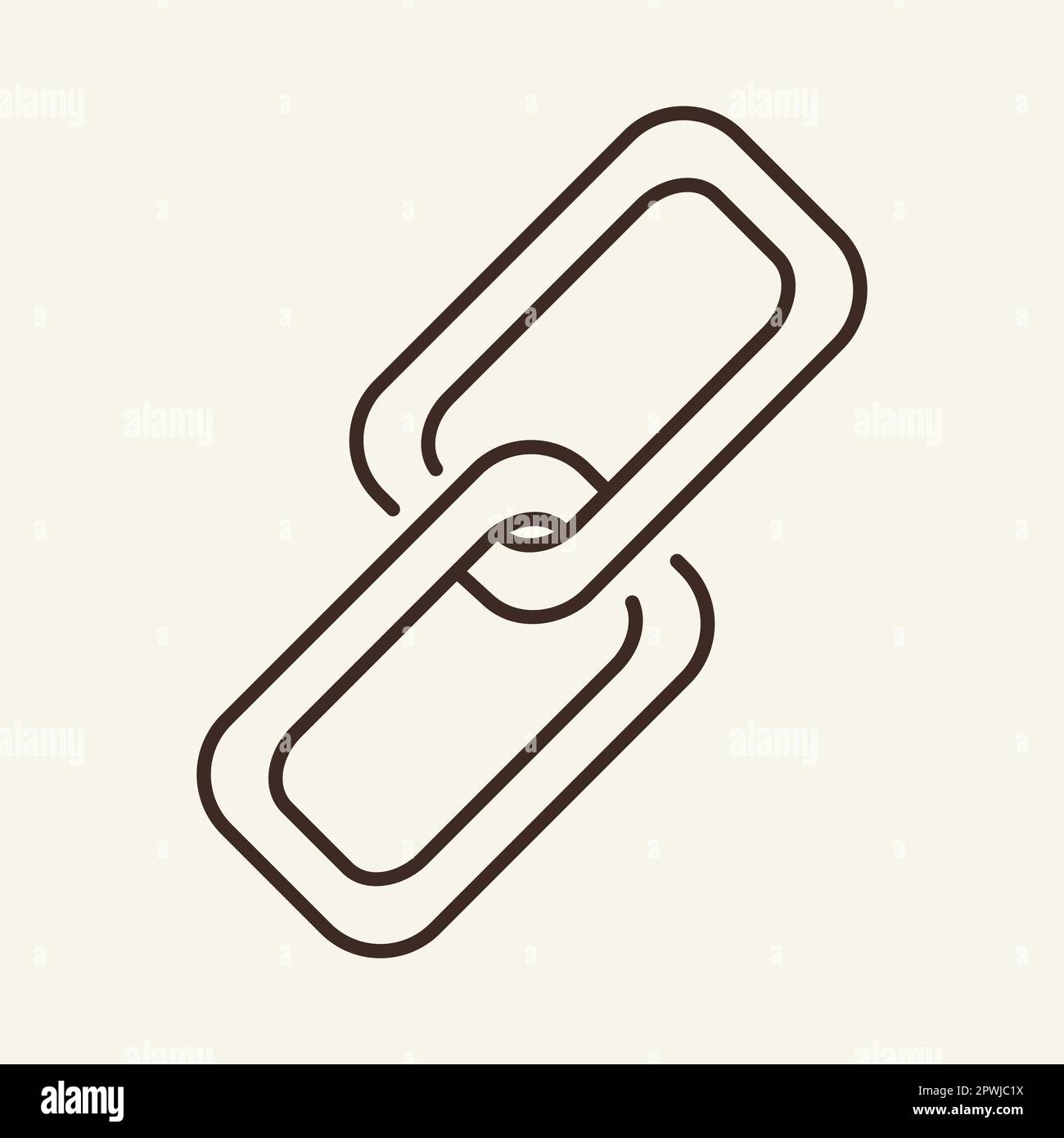Link line icon Stock Vector
