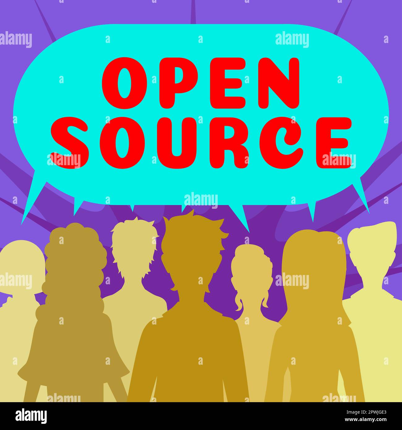 Denoting Inspiration showing sign Open Source, Conceptual photo denoting ...