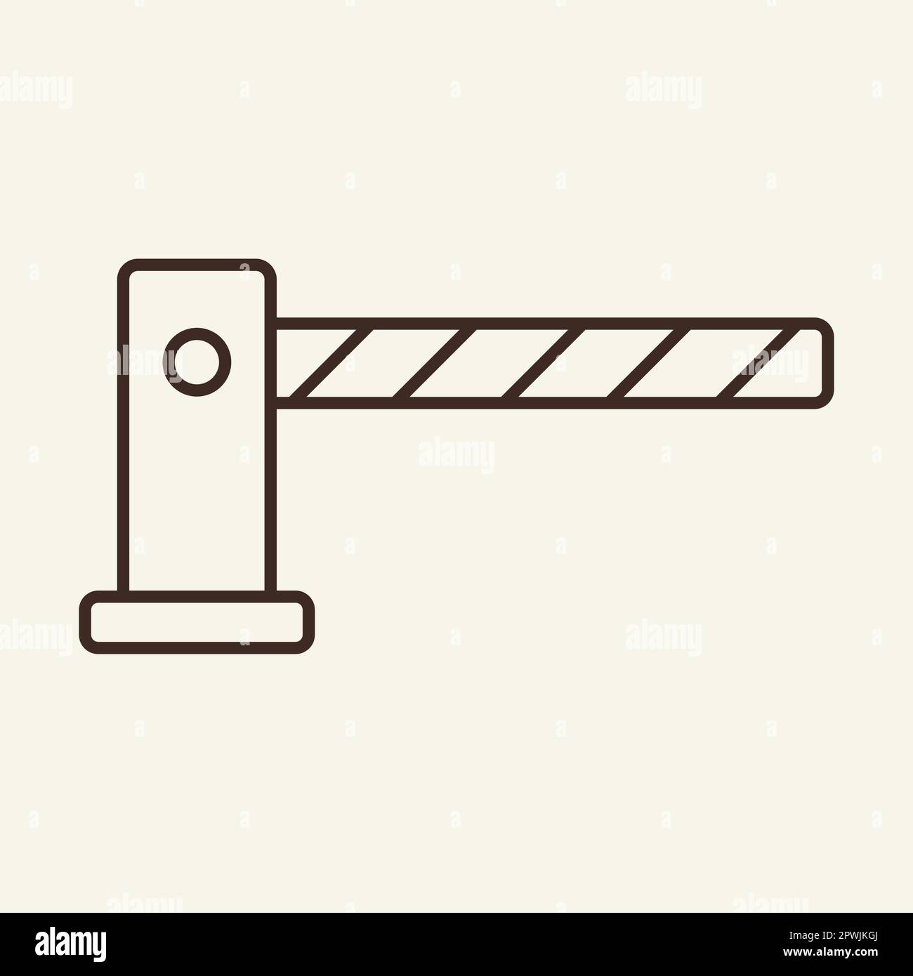 Barrier arm Stock Vector Images Alamy