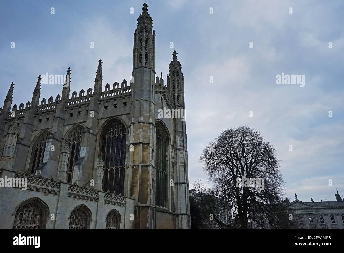 Exterior architecture and European design of Oxford building- England, United Kingdom Stock Photo