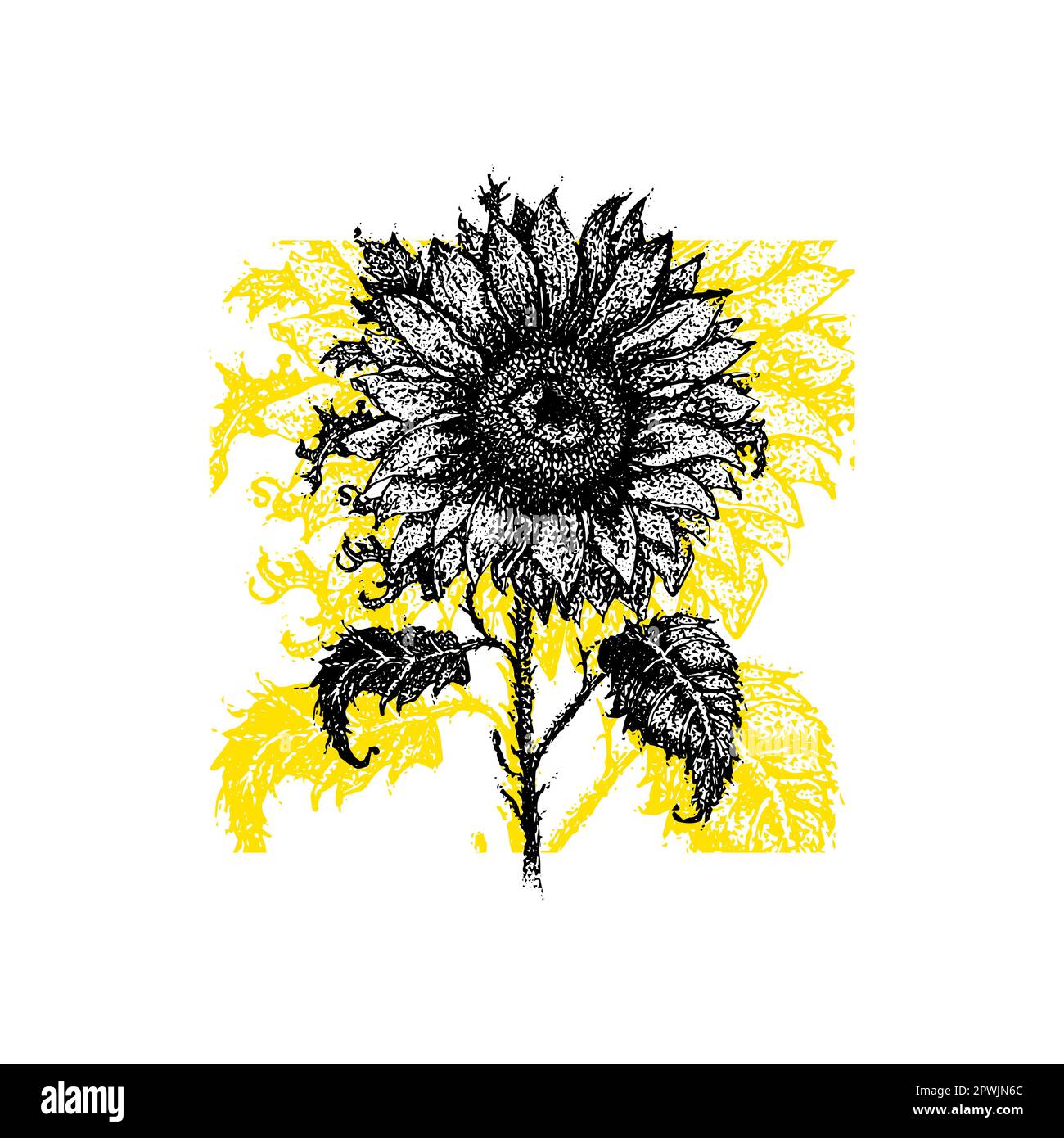 Ukrainian sunflower art Stock Vector Images - Alamy