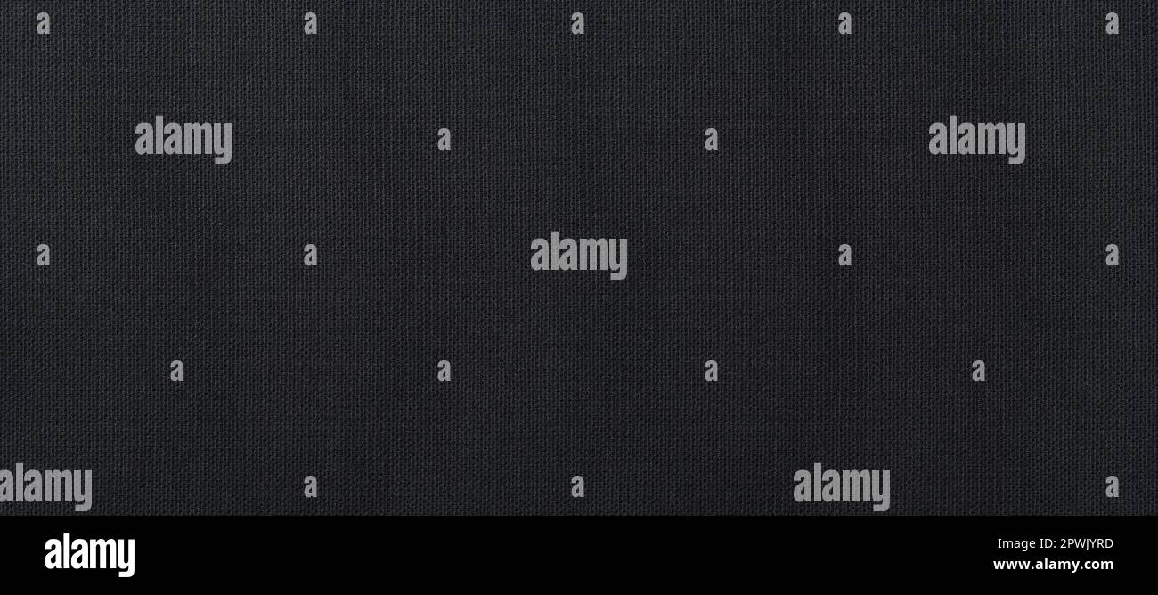 dark gray cotton fabric sample for background Stock Photo
