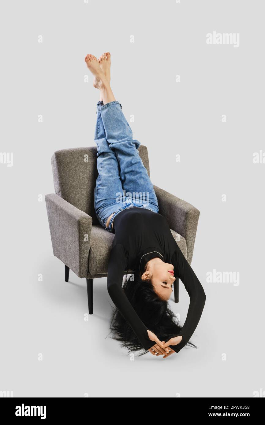 Teen in Bodysuit with Packing Peanuts Stock Photo - Image of isolated,  bodysuit: 35359824