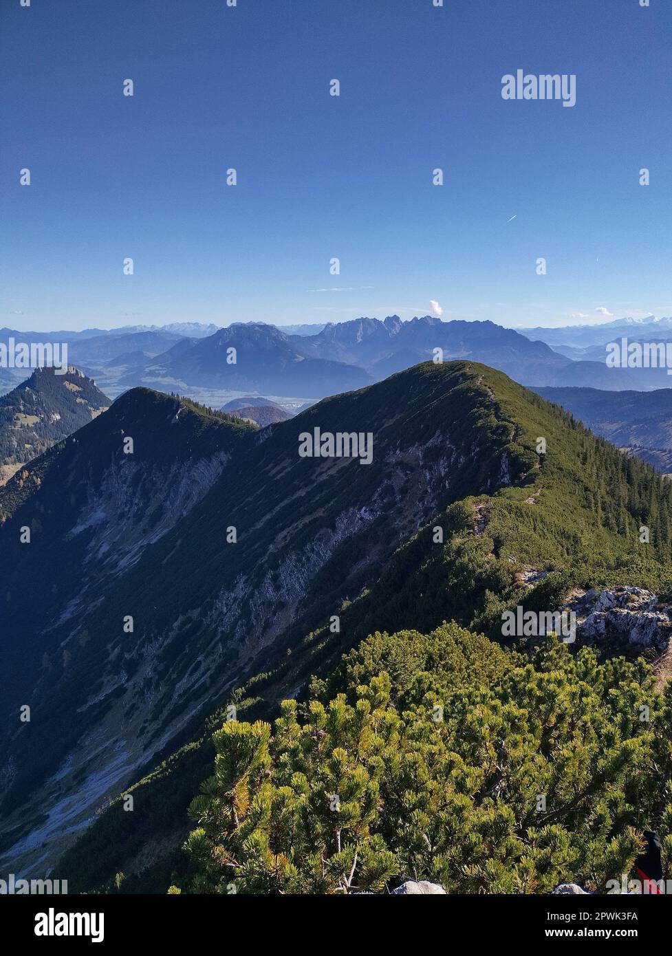 Großer Traithen – mountain in bavaria Stock Photo