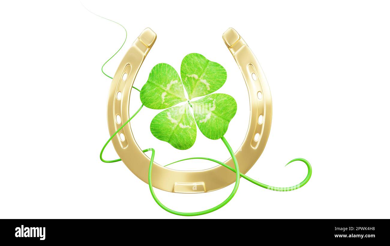 god of luck st patricks day shamrock