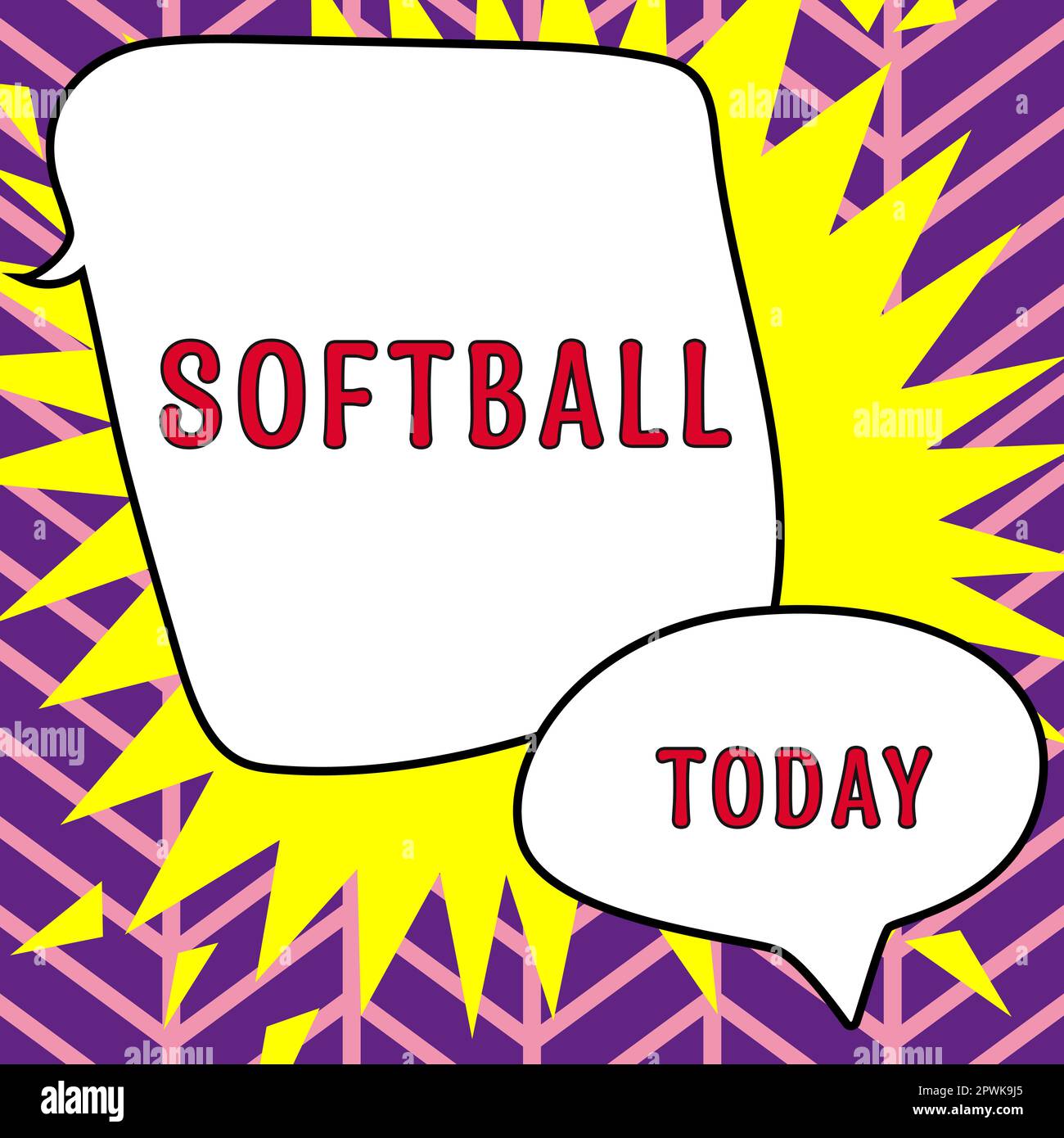 Conceptual caption Softball, Business showcase a sport similar to