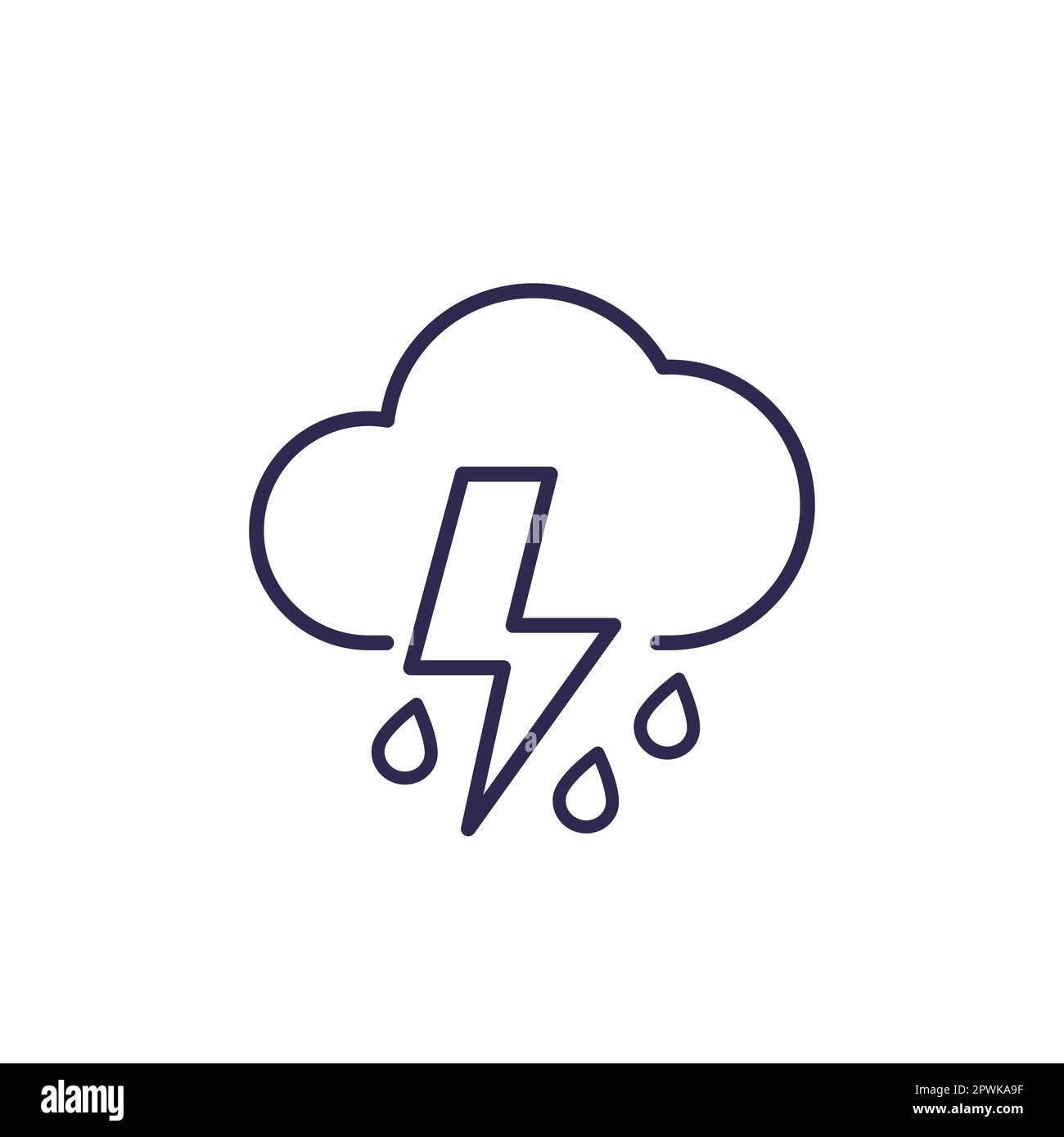 Rainy and stormy day Stock Vector Images - Alamy