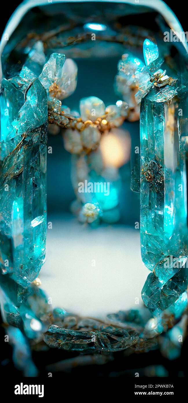 Blue Rhinestones Stock Photo - Download Image Now - Turquoise Colored,  Aquamarine, Gemstone - iStock