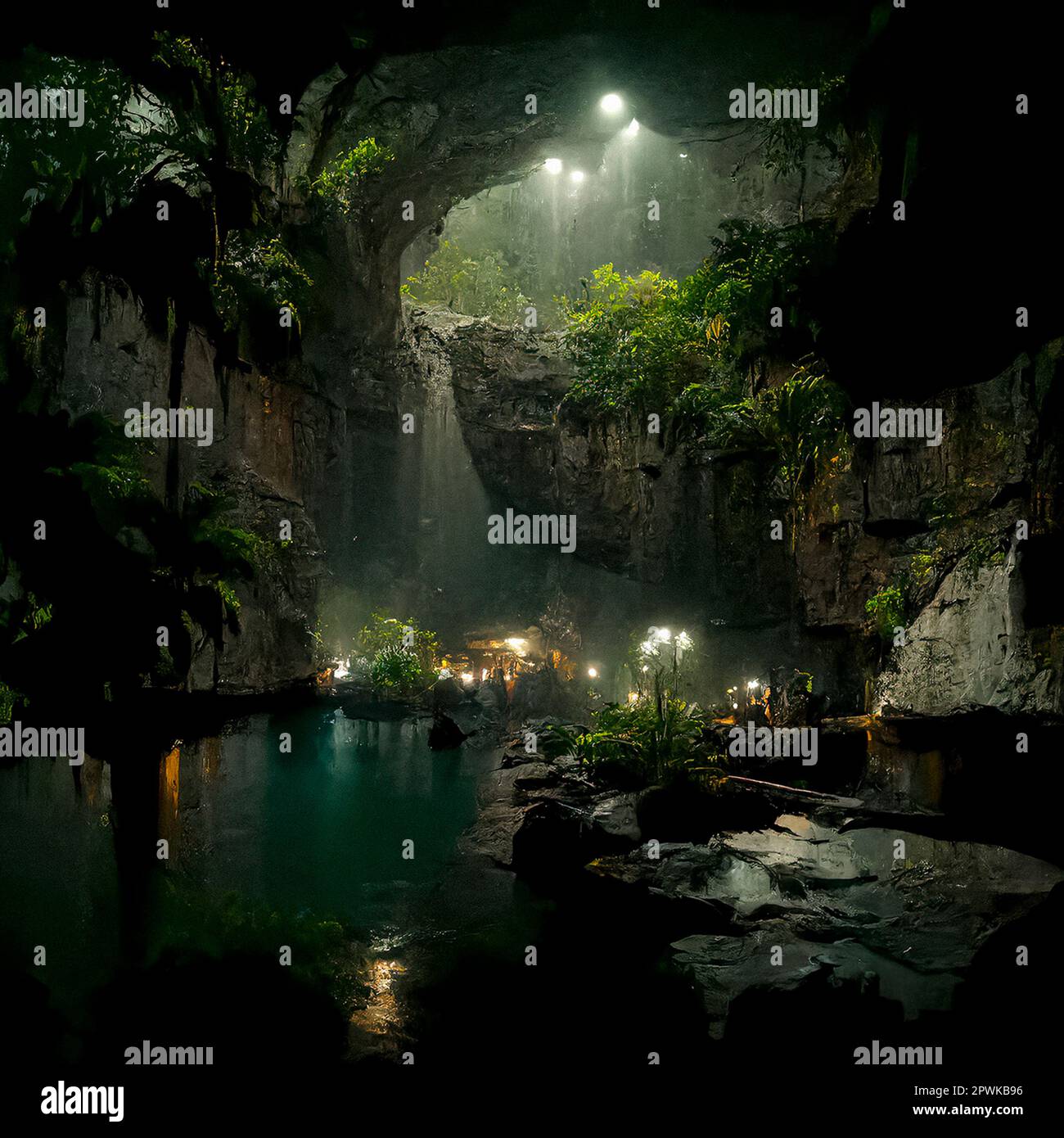 Lush greenery crystal hi-res stock photography and images - Alamy