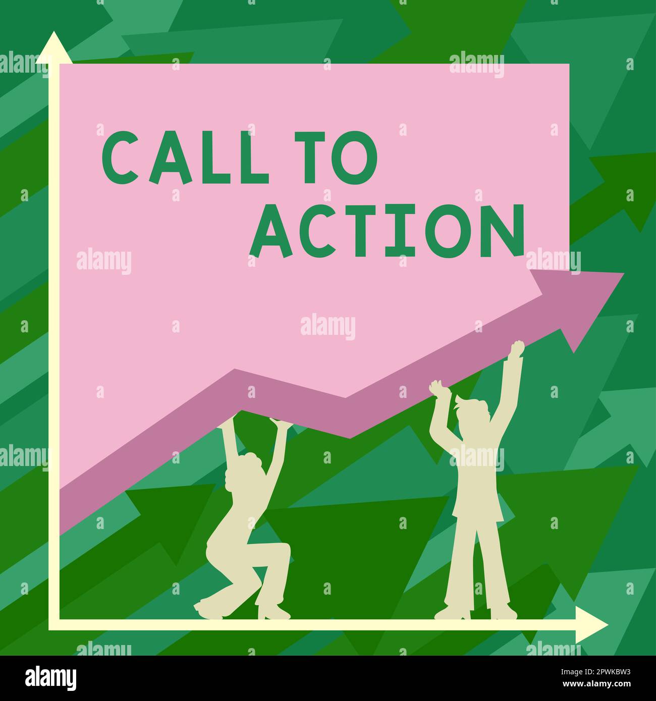Conceptual caption Call To Action, Business idea Encourage Decision ...