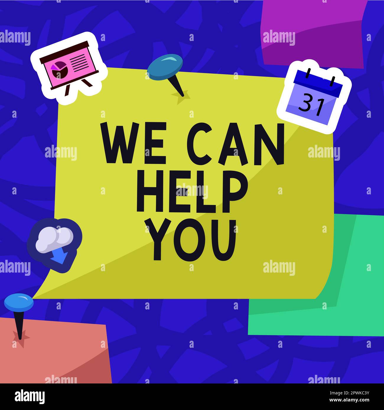 Offering Help Signs Inspiration showing sign We Can Help You, Business idea Support ...