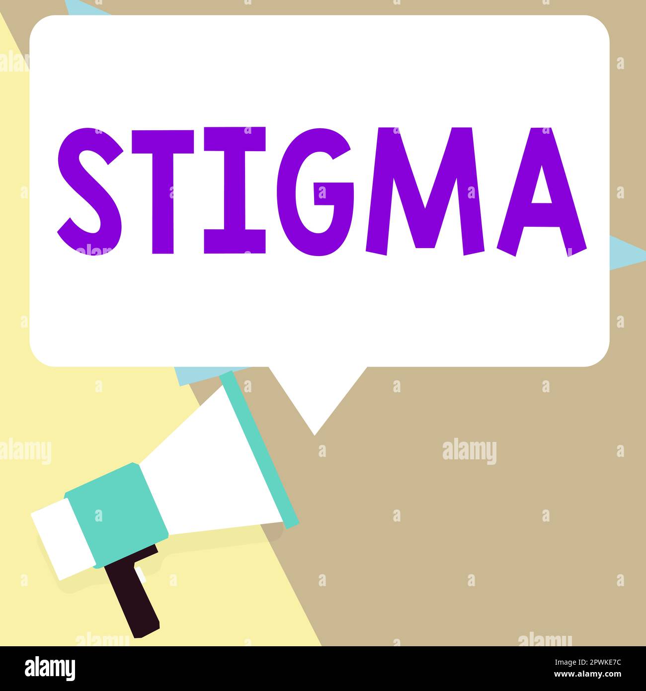 Inspiration showing sign Stigma, Word Written on feeling of disapproval that most people in society have Stock Photo