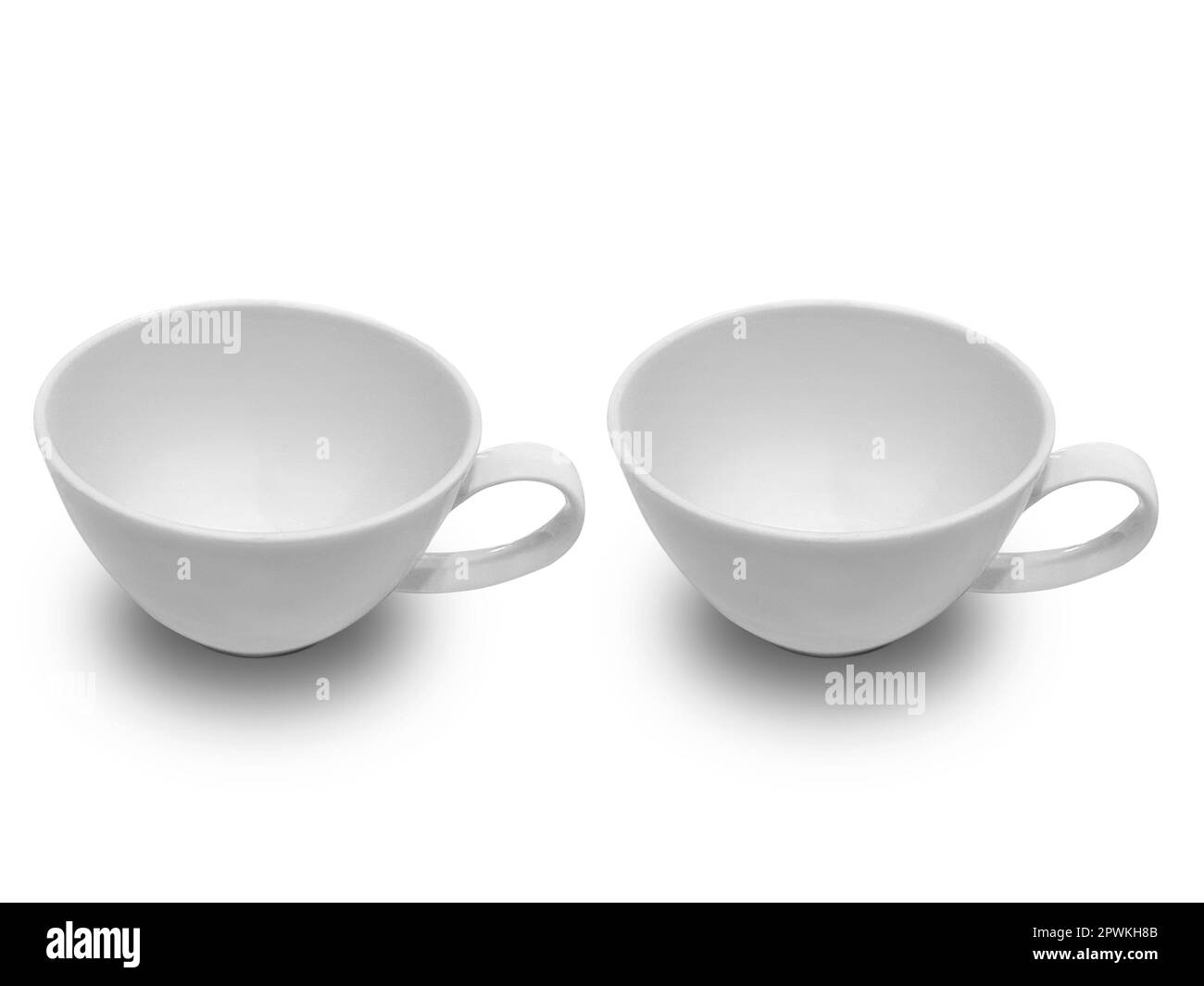Cup of coffee isolated on white background Stock Photo - Alamy