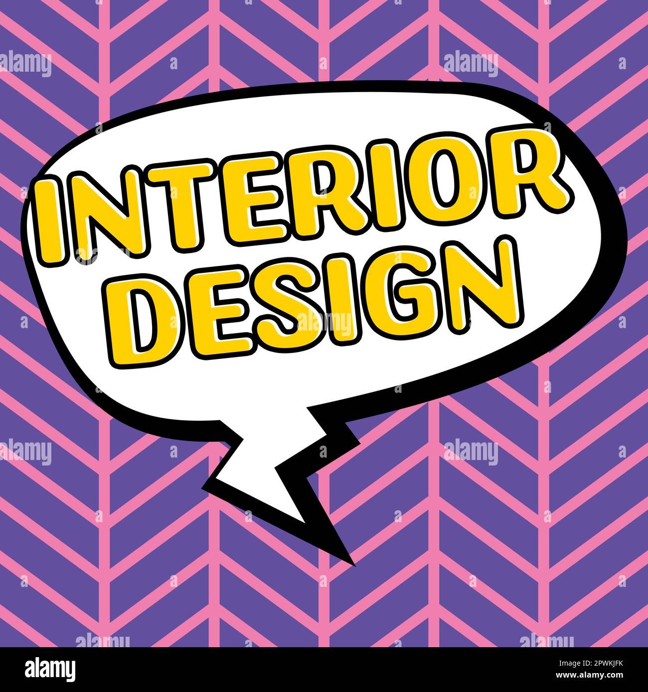 Hand writing sign Interior Design, Internet Concept the art of ...