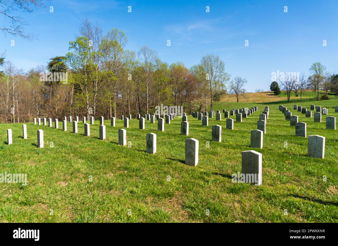 Mass Grave at Mill Springs Battlefield Stock Photo Alamy