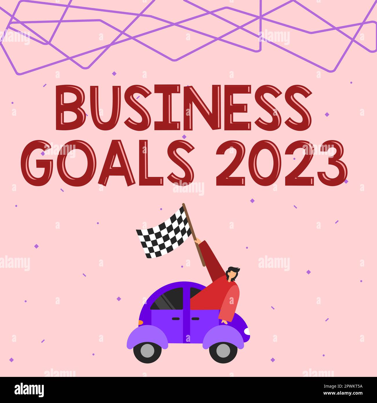 Text sign showing Business Goals 2023, Business idea Advanced