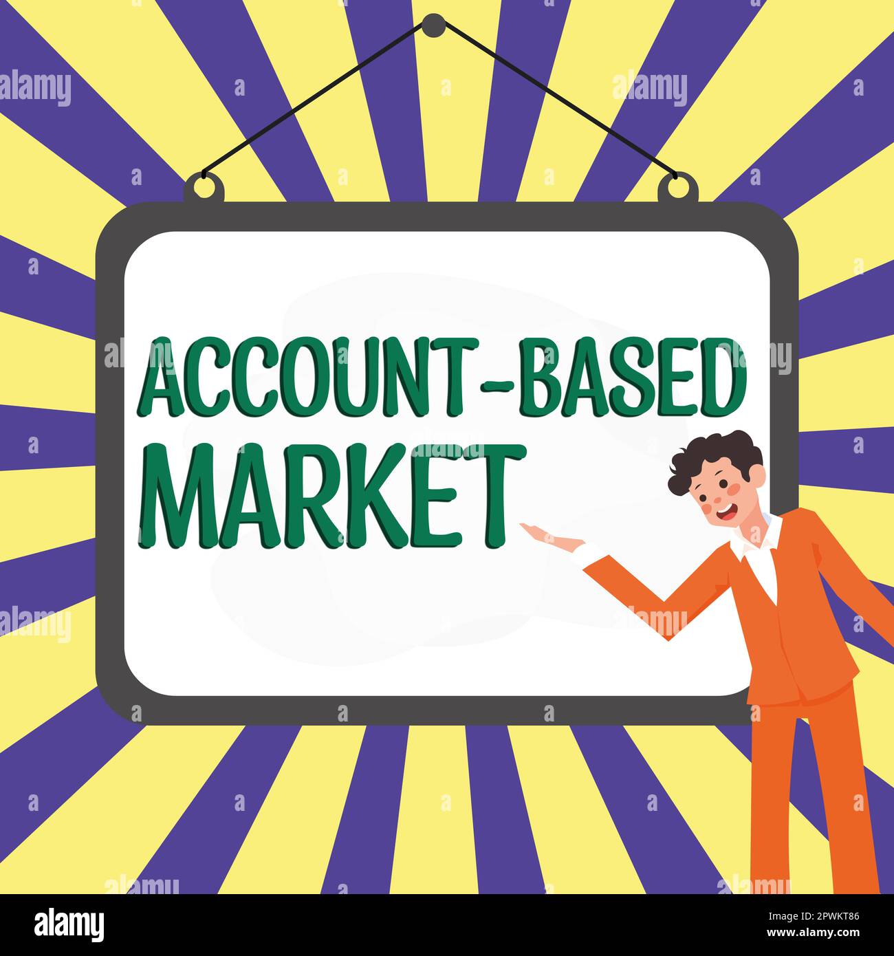 Inspiration showing sign Account Based Market, Internet Concept ...