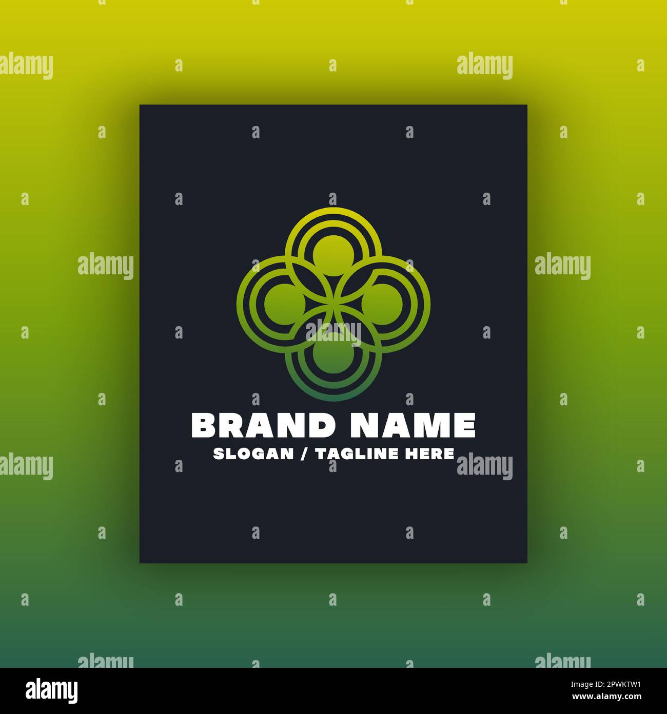 Butterfly pattern logo design template. Editable, resizable, vector illustration. Stock Vector