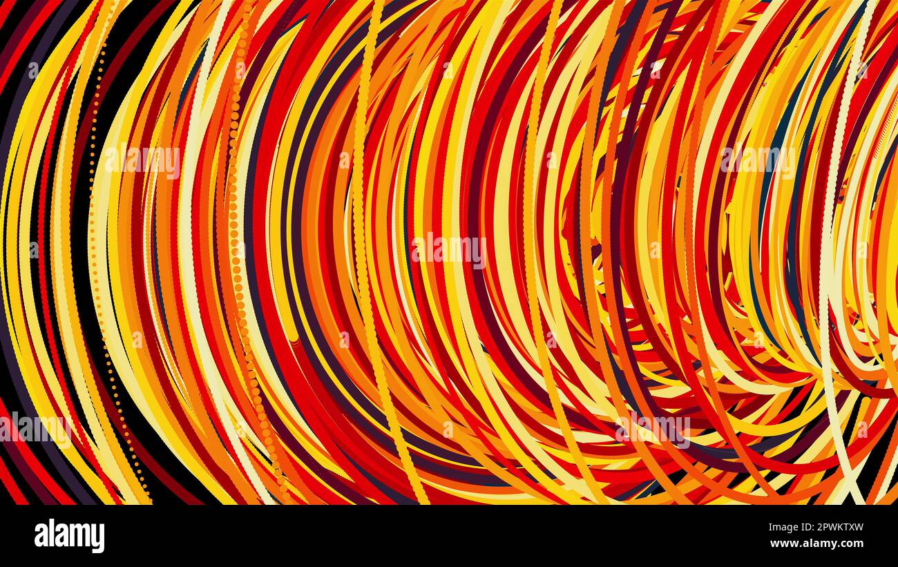 Abstract spiral lines. Computer generated 3d render Stock Photo - Alamy