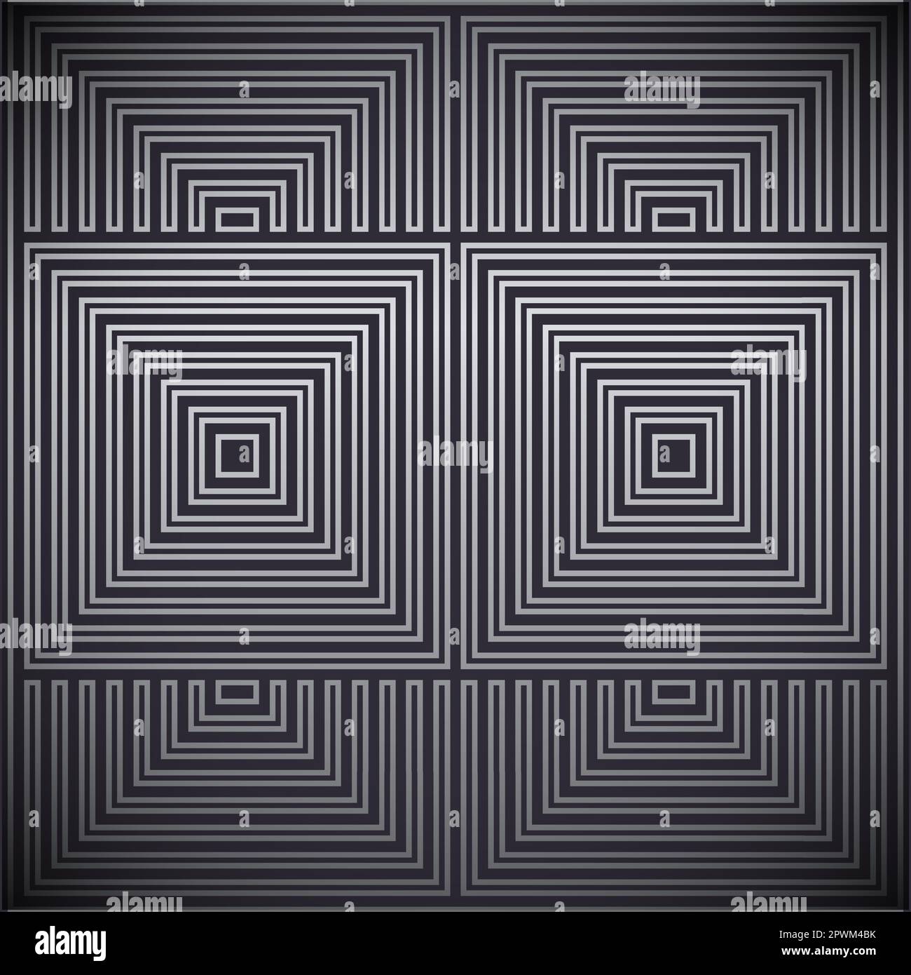 Geometric abstract background with silver and black color vector ...