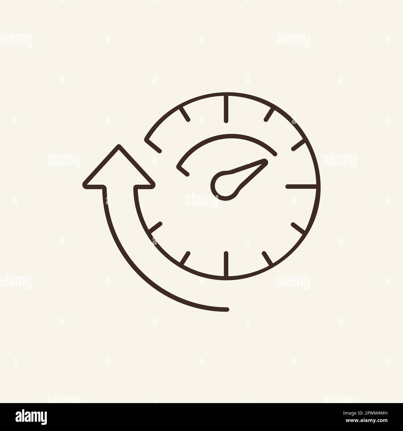 Dashboard line icon concept Stock Vector Images - Alamy