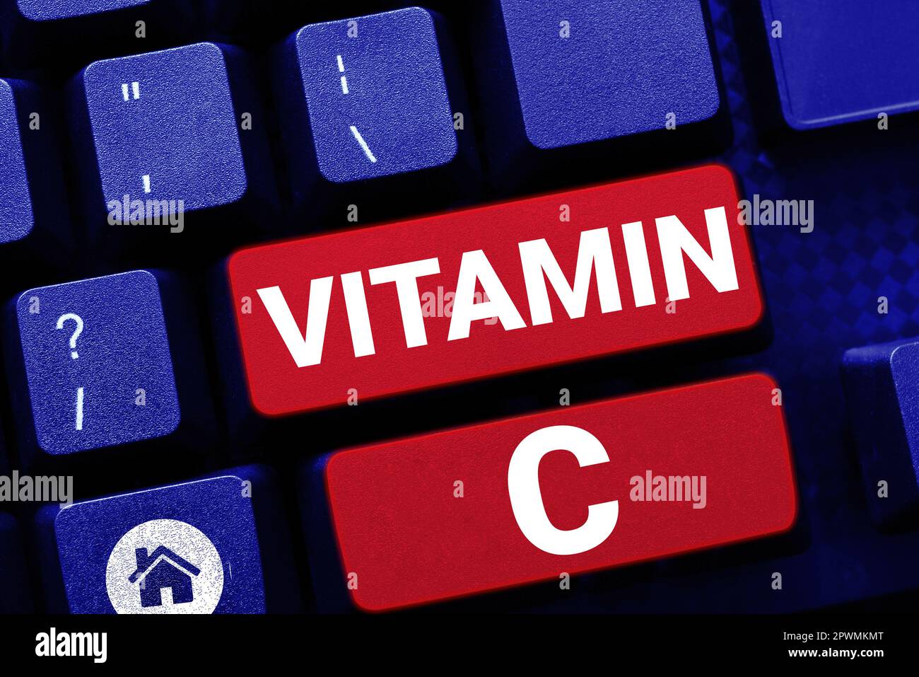 Text caption presenting Vitamin C, Word Written on it promotes healing