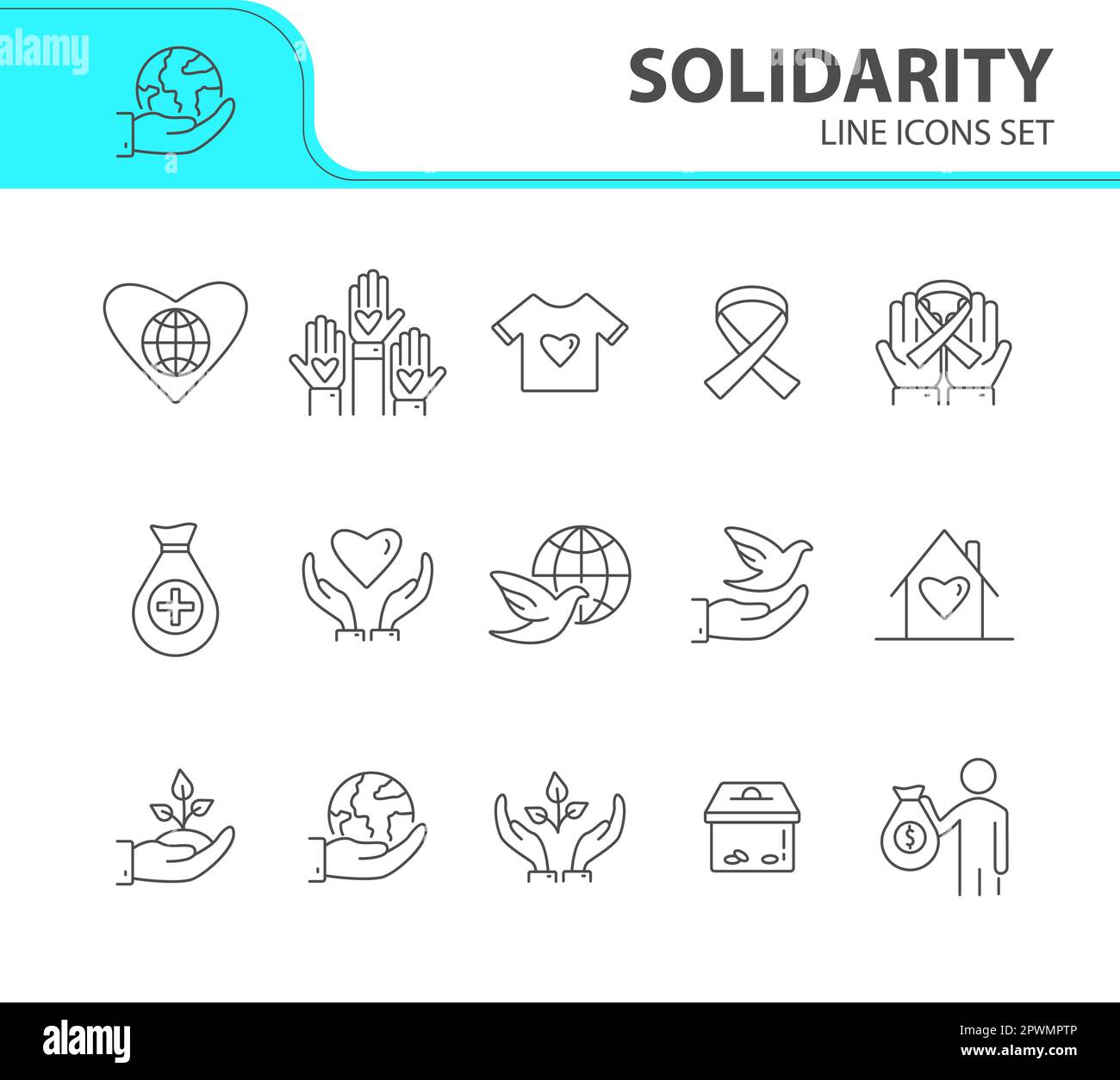 Solidarity box Stock Vector Images - Alamy