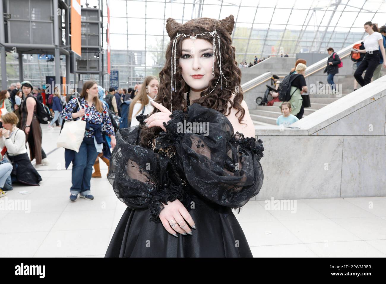 Cosplayer bei der auf der Leipziger Buchmesse 2023. Leipzig, 29.04.2023 Stock Cosplayer bei der auf der Leipziger Buchmesse 2023. Leipzig, 29.04.2023 Stock