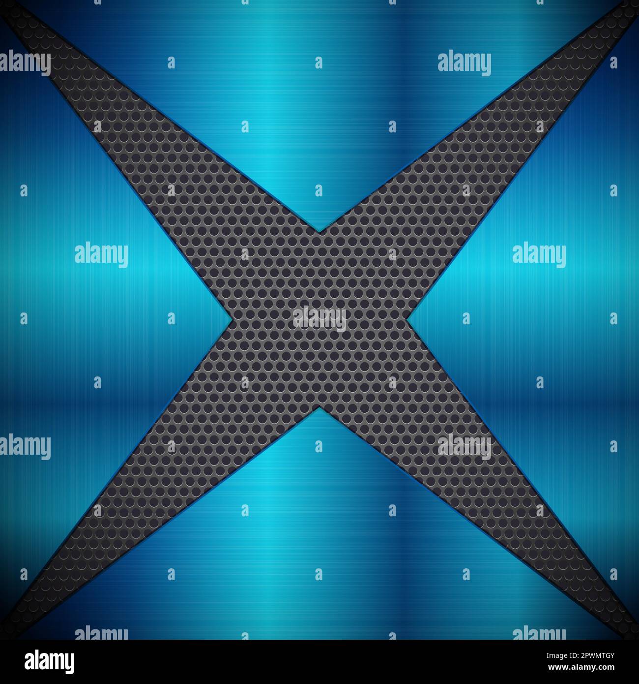 Metallic abstract background. EPS 10, Editable, Vector Illustration. Stock Vector
