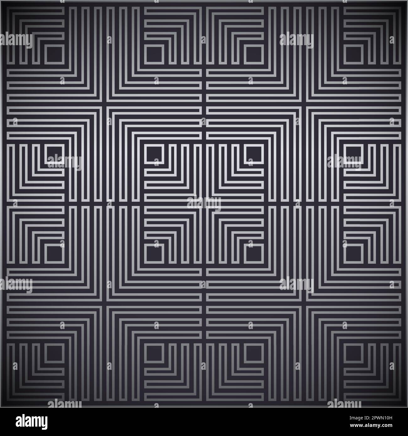 Geometric abstract background with silver and black color vector ...