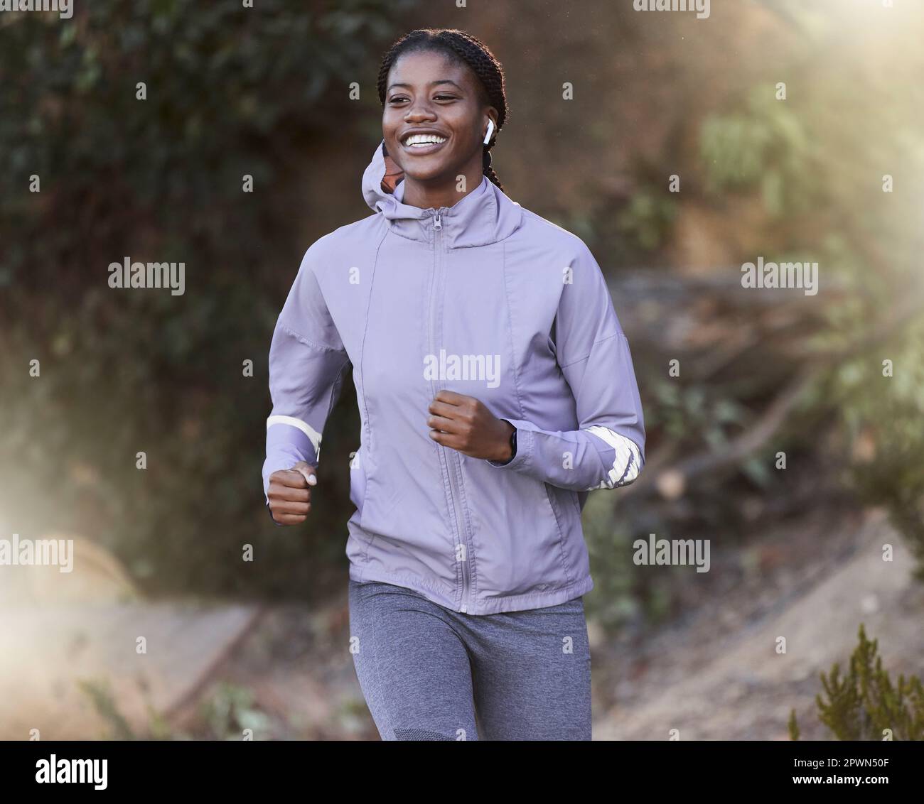 African american woman runner jogging outdoors - Fitness, peopl - Goodyear  Chiropractic Health Center