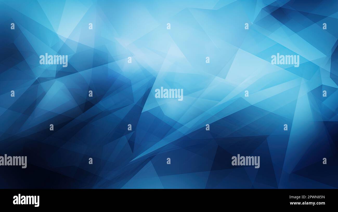 Abstract blue polygonal background. Futuristic technology style Stock ...