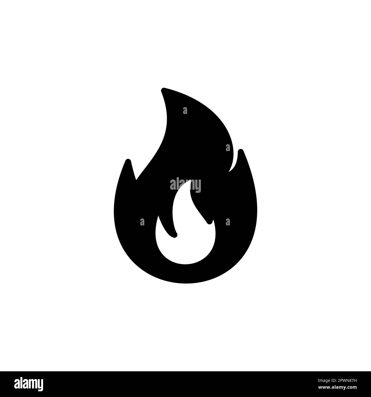 Fire icon vector. fire flame icon Stock Vector Image & Art - Alamy
