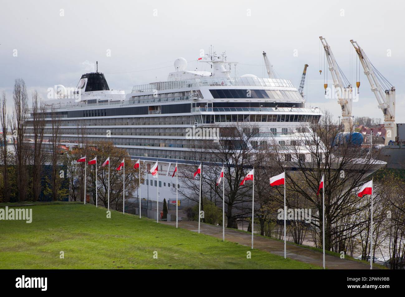 Viking Cruises's Passenger (Cruise) Ship the Viking Jupiter Stock Photo