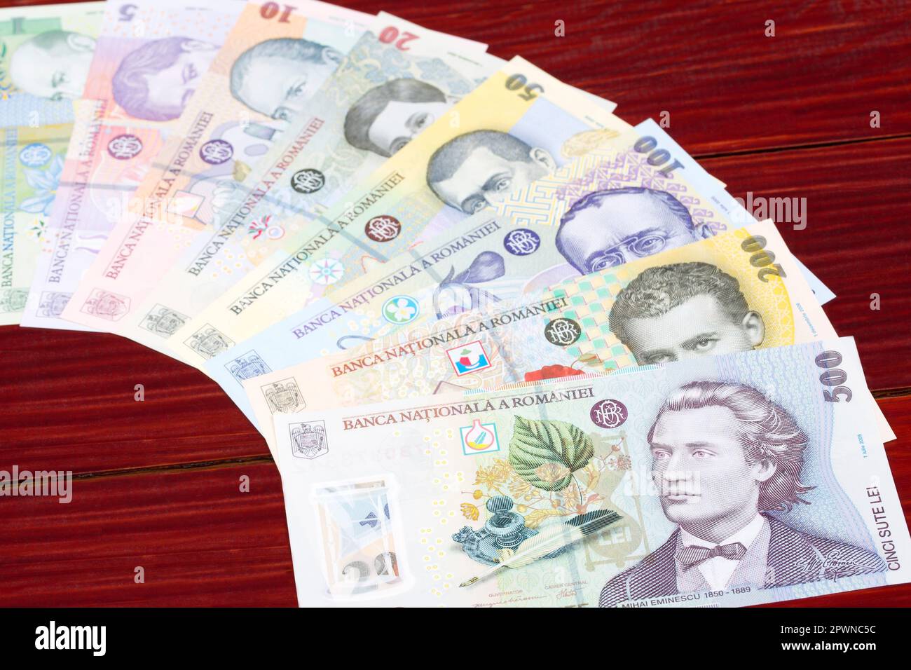 romanian-money-lei-a-business-background-stock-photo-alamy