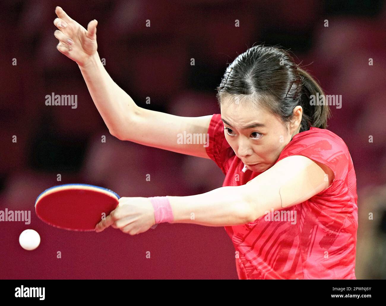 FILE Japanese table tennis player Kasumi Ishikawa hits a ball during