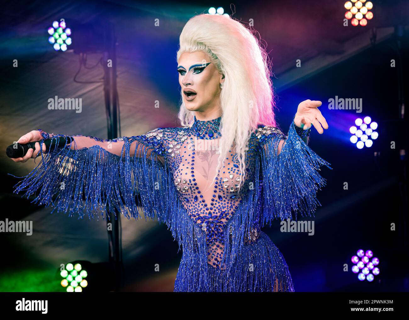 Saffron Slayter, Drag Queen, HotHaus Arena, Poptasia Festival