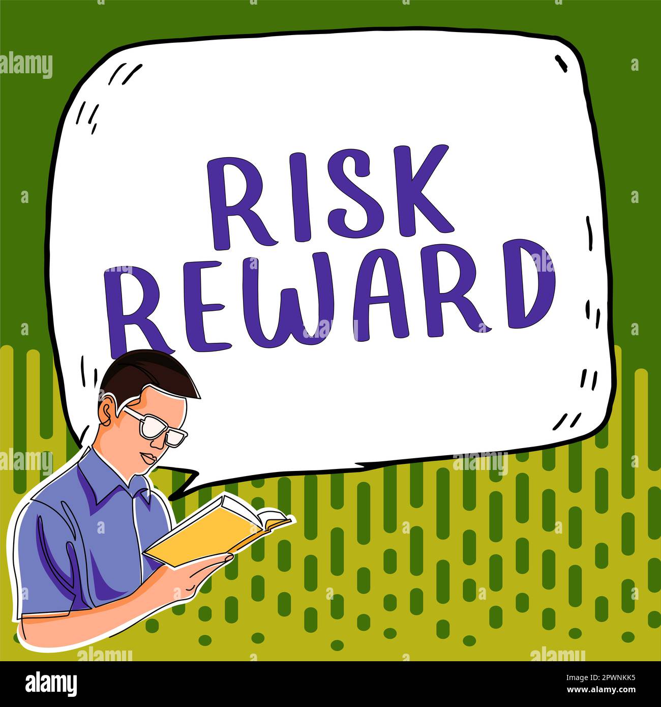 Conceptual caption Risk Reward, Conceptual photo assess the profit ...