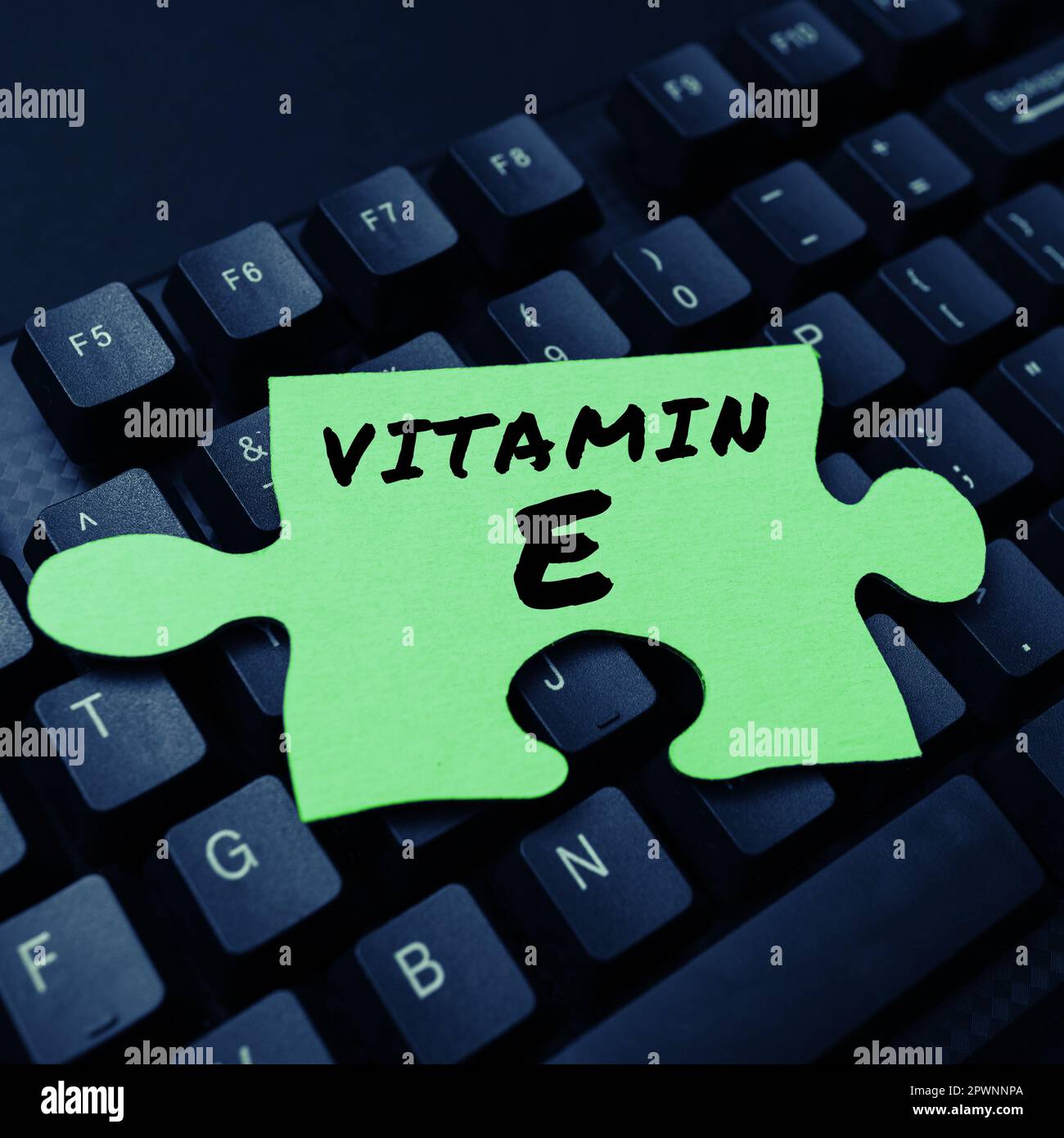 Handwriting text Vitamin E, Word Written on Antioxidant Protects body