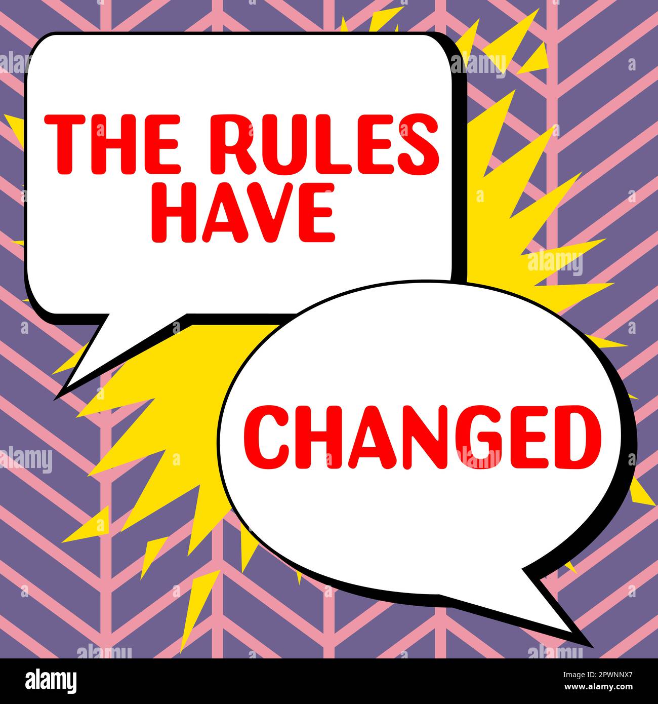 Hand writing sign The Rules Have Changed, Business overview the ...