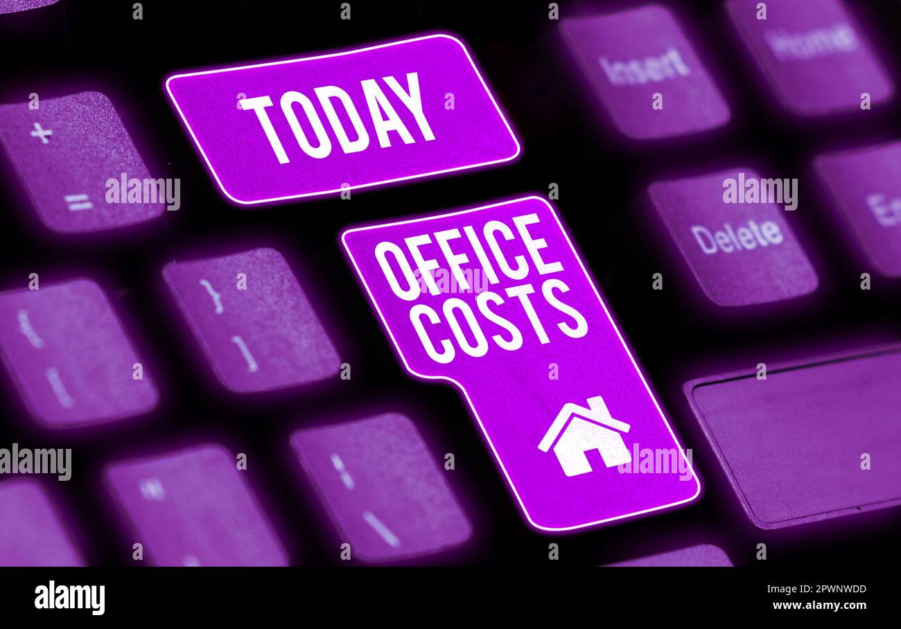 Amount Office Inspiration showing sign Office Costs, Business idea amount of money ...