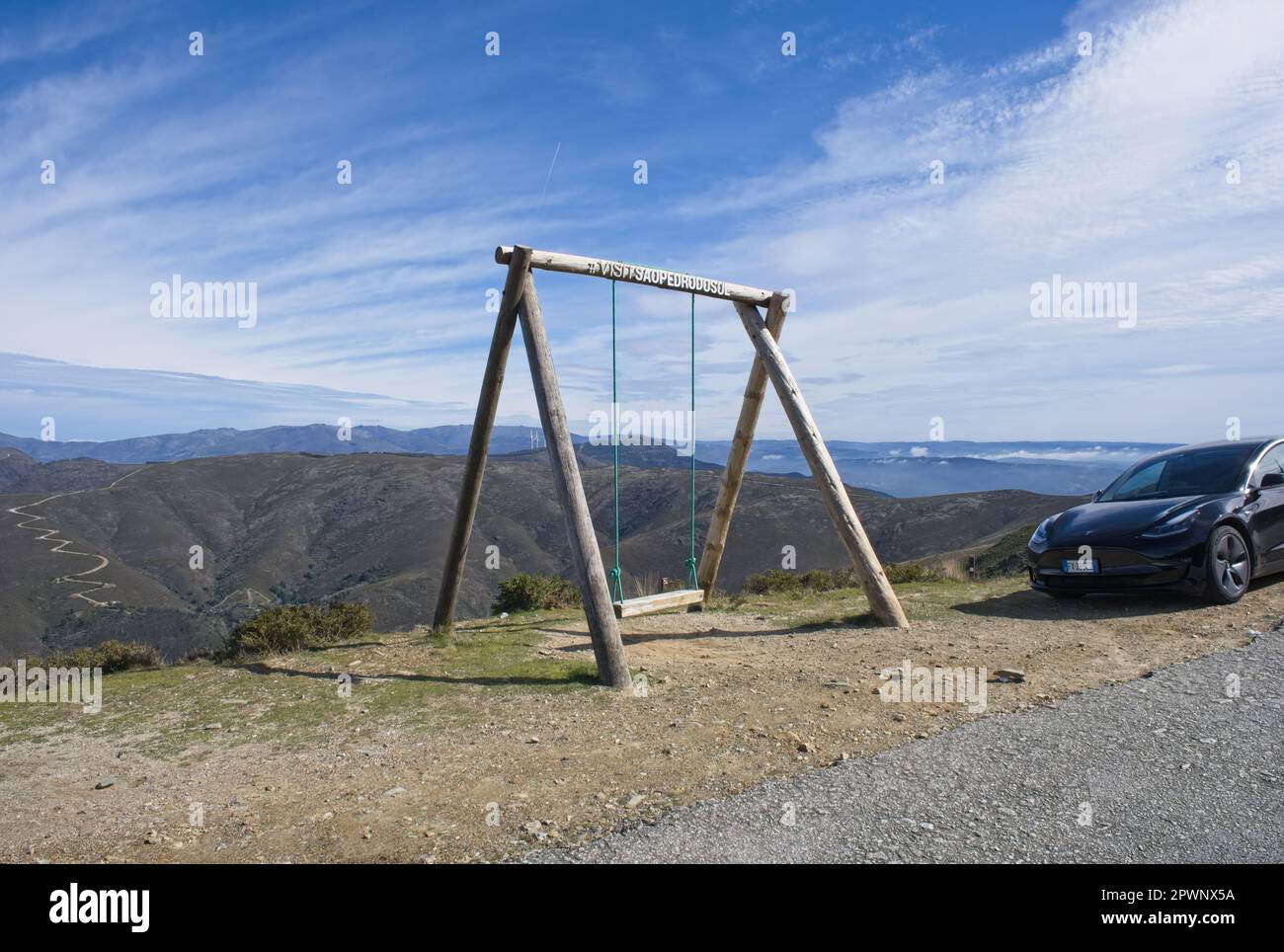 Figueiredo de Alva, Portugal March 22, 2023 Beautiful scenery from