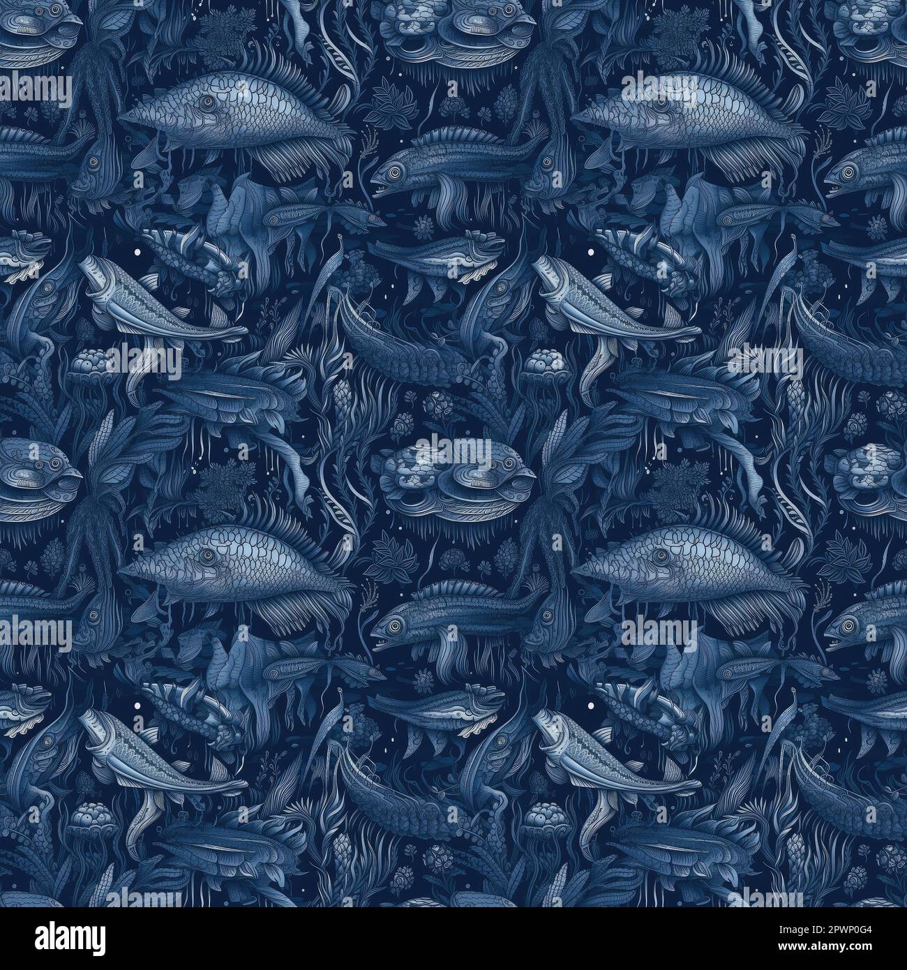 fish in the deep sea